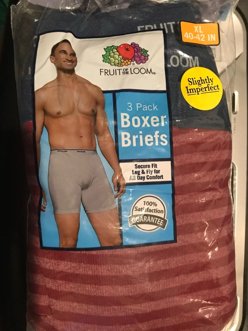 Fruit of the Loom Secure Fit Leg & Fly Boxers XL